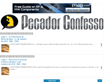 Tablet Screenshot of pecadorconfesso.com